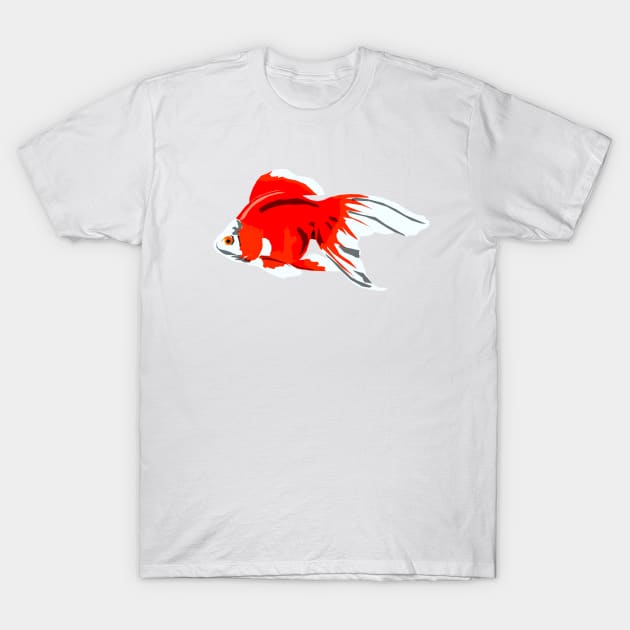 Red Kingfish T-Shirt by NerdsbyLeo
